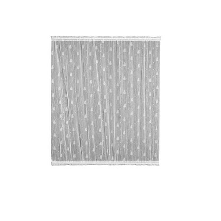 HERITAGE LACE Heritage Lace 7170W-4536DP Pineapple 45 x 36 in. Door Panel; White 7170W-4536DP